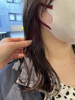 シェル 立川(shell)&nbsp;インナーピンク/大人可愛い/ブリーチ2回/ミディアム