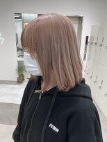 ヘアサロン ドット トウキョウ カラー 町田店(hair salon dot. tokyo color) 黒髪/グレーベージュ/レイヤーロング/前髪パーマ/ウルフ/町田