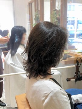 シャペウ駒込 ウルフスタイル×コテ巻き