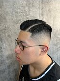 steelo フェードスタイル×サイドパート