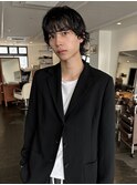 ウルフ無造作パーマ!