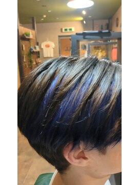 アイル(I'LL) インナーカラー ビビットブルー