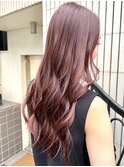 ブリーチなしワンカラー☆カシスレッド
