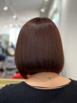 ミリ 国分寺(Mili)&nbsp;ワンレングスボブ&ピンクブラウンカラー