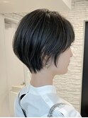 ショートヘア/ボブ/可愛い丸み/簡単スタイリング/20代30代