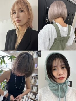 ノア(NOA by KENJE)の写真/【小顔似合わせカット】トレンドヘアをご提案!カット技術に差が出るショート・ボブスタイルはNOAにお任せ♪