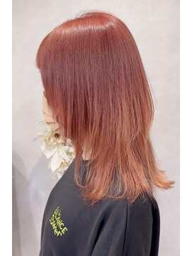 ハイバレーヘアーメゾン(HIGH VALLEY HAIRMAISON) ミディアムウルフ顔周りレイヤー岡山南中央町