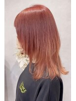 ハイバレーヘアーメゾン(HIGH VALLEY HAIRMAISON) ミディアムウルフ顔周りレイヤー岡山南中央町
