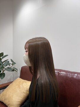 リエート 四条河原町(Lieto) 暗めミルクティーベージュ大人ブラウン透明感１０代２０代