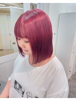 ヴェルダ 池袋店(verda)&nbsp;【Verda】有馬かな風ピンクレッドボブ