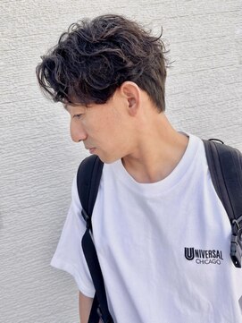 アーチ ブランチ 岡山北長瀬店(ARCH) センターパート　スパイラル　フェザーパーマ