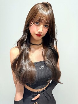 ユーフォリア 渋谷グランデ(Euphoria SHIBUYA GRANDE) ブラウンベージュ 美髪 ヨシンモリ 韓国ヘア 10代20代 透明感