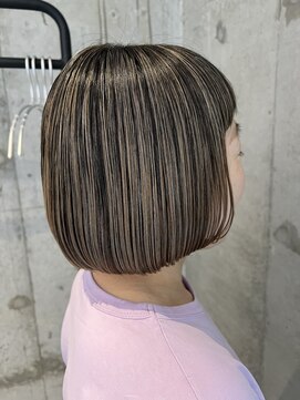 プラスシー(+C) 積み重ねて作る地毛ハイライト!福岡ハイライト/福岡白髪ぼかし