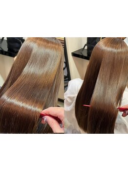 【コスメ縮毛矯正】はトリートメント効果が最も高く髪のダメージも従来より8割減◎30~50代の髪を艶サラに♪