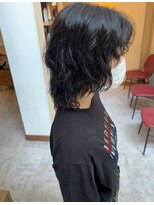 ルシュカイチマルニ(Rasca102)&nbsp;Rasca◇くせ毛風ナチュラルパーマ/ウルフスタイル