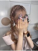 編みおろしツイン