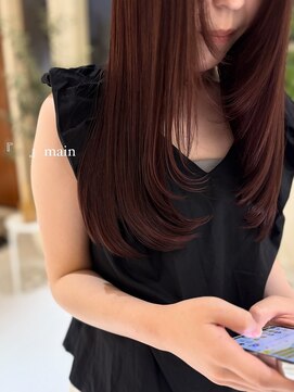 メイン(『　　』main) ボルドーカラー