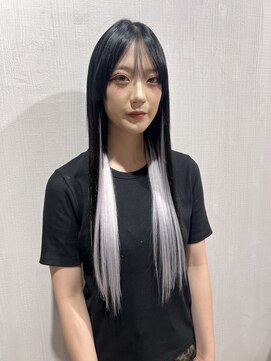 リジョイスヘア エン(REJOICE hair EN) ブラック×シルバーアッシュ