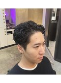 刈り上げないナチュラルオールバックS