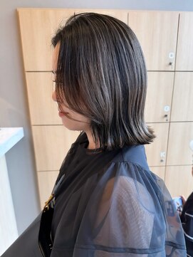 ユウヘアー 千代田橋店(U Hair) 透け感グレージュ×デザインカラー