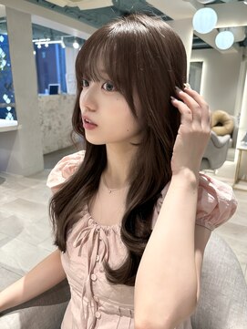 マインバイアフロートギンザ(MYNE by AFLOAT GINZA) レイヤーカット/顔周りカット/ショコラブラウン