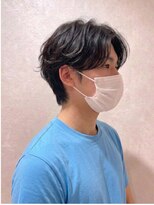 アッシュ 国立店(Ash)&nbsp;センターパート×フェザーパーマ　国立