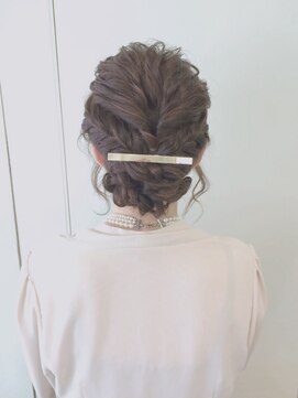 ピエドプールポッシュ(PiED DE POULE POCHE) ＊arrange hair＊  ×  ゴールドバレッタ