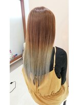 ヘアースペーストワ(Hair Space 108)&nbsp;ホワイトスモークアッシュ グラデーション☆