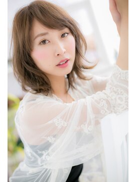 ヘアアンドビューティー ミック(Hair & Beauty miq) 無造作ウェーブ×くせ毛風ミディb(miq阿佐ヶ谷)