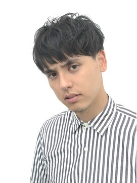 アトリエイトワ(atelier ittowa) スパイキーショート/ブルーブラック/フェザーパーマ/7