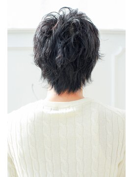 ヘアーサロン タカヒロ(Hair Salon TAKAHIRO) コンマヘア かき上げヘア ショートレイヤー  くせ毛風パーマ