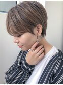 小顔×オリーブカラー×ハイライトカラー×イルミナ×新宿