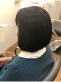 ほんのり前下がりボブ