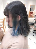 イヤリングからー＼ブルーグリーンカラー＼