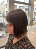 切りっぱなしボブ