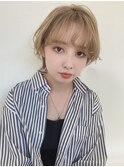 Aラインボブ×ふわふわショート