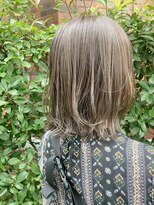 ネオヘアー 曳舟店(NEO Hair)&nbsp;ミディアムレイヤー×アッシュグレージュ【クゴウ】