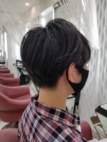 クオリス 上福岡店(QUALIS)&nbsp;小顔/刈上げ/ショート/グラデーション/黒髪/丸み/30代40代50代