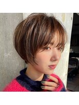 ラノバイヘアー(Lano by HAIR) アースカラー くびれヘア ツートンカラー