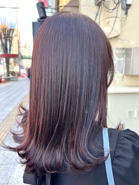 クアトログランシュ 水戸店(QUATRO×GranCieux) 艶ラベンダー【水戸/カラー/ブリーチなし/艶カラー】