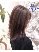 モアナバイヘッドライト 沖縄八重瀬店(Moana by HEADLIGHT)&nbsp;Moana【八重瀬】#ピンクベージュ#ミディアムレイヤー#外はね