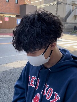 ザ サードヘアー 津田沼 annex(THE 3rd HAIR) ツーブロックマッシュ［波巻きパーマ津田沼駅/メンズ/学割U24］