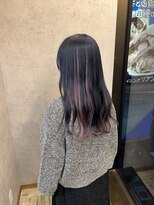 ノア ヘアデザイン 町田店(noa Hair Design) ブルーブラック×ホワイトピンク