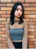 表参道roijir ナチュラルミディアム ×暗髪ヘア