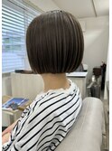 乾かすだけでまとまる顎ラインミニボブ