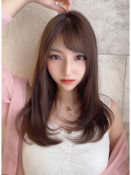 ロンドアリシア 金山(Lond Alexia) イヤリングカラー 縮毛矯正 韓国風 ダブルカラー 髪質改善5302