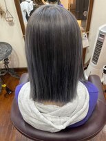 美容室 メザミー MESAMIES 大人かわいいダークグレージュ20代30代おすすめぱつっとカット