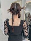 創作ヘアカチモリツインタイトヘアカチモリツイントリートメント