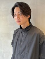 ニコ トウキョウ ロジック(nico TOKYO Logic)&nbsp;センターパートニュアンスパーマフェザーパーマ