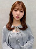 レイヤー/ネビージュ/韓国ヘア/イメチェン/縮毛矯正/中野/